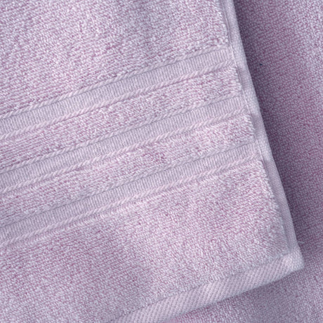 Catherine Lansfield Zero Twist 6 Piece Cotton Towel Bale Set 450gsm - Lilac - Zero Twist Lilac