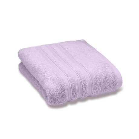 Catherine Lansfield Zero Twist 6 Piece Cotton Towel Bale Set 450gsm - Lilac - Zero Twist Lilac Towels