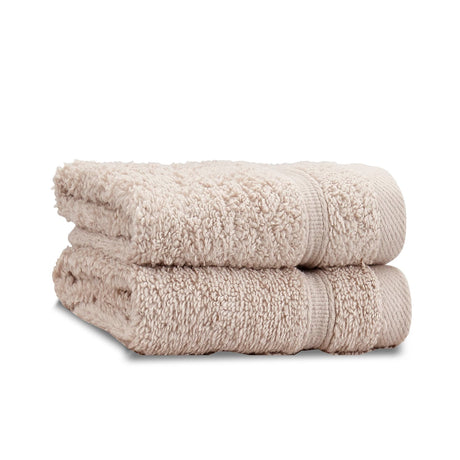 Catherine Lansfield Zero Twist 100% Cotton 450gsm Towels - Natural - Zero Twist Natural Face Cloth