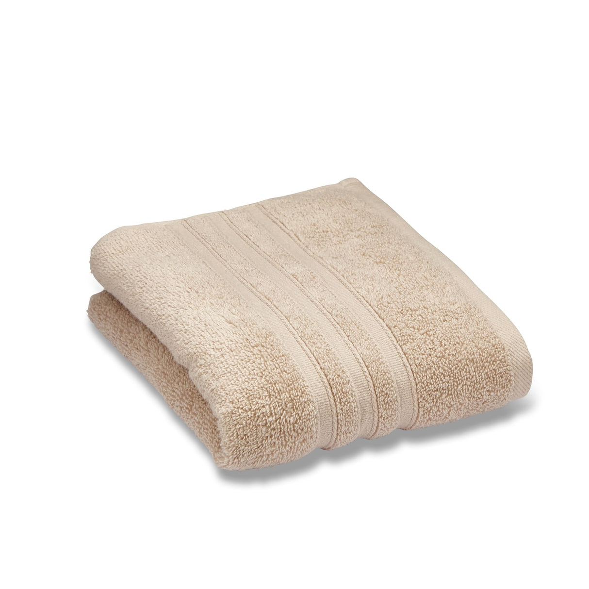 Catherine Lansfield Zero Twist 100% Cotton 450gsm Towels - Natural - Zero Twist Natural Towels