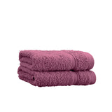 Catherine Lansfield Zero Twist 100% Cotton 450gsm Towels - Pink - Zero Twist Raspberry Face Cloth Pair