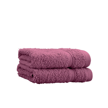 Catherine Lansfield Zero Twist 100% Cotton 450gsm Towels - Sage Green - Zero Twist Raspberry Face Cloth Pair
