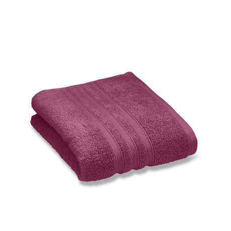 Catherine Lansfield Zero Twist Cotton 450gsm Bath Sheet Towel Bale Pair - Charcoal - Zero Twist Raspberry Towel