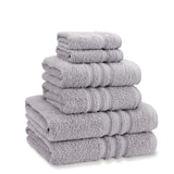 Catherine Lansfield Zero Twist 100% Cotton 450gsm Towels - Silver - Zero Twist Silver Bale