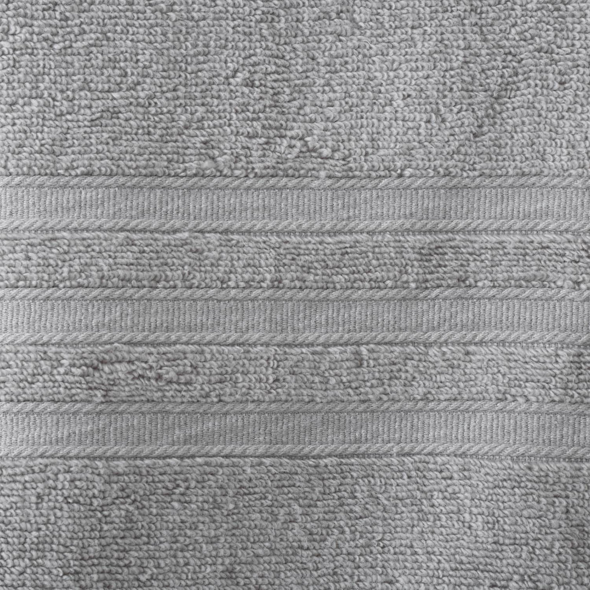 Catherine Lansfield Zero Twist 100% Cotton 450gsm Towels - Silver - Zero Twist Silver Towels