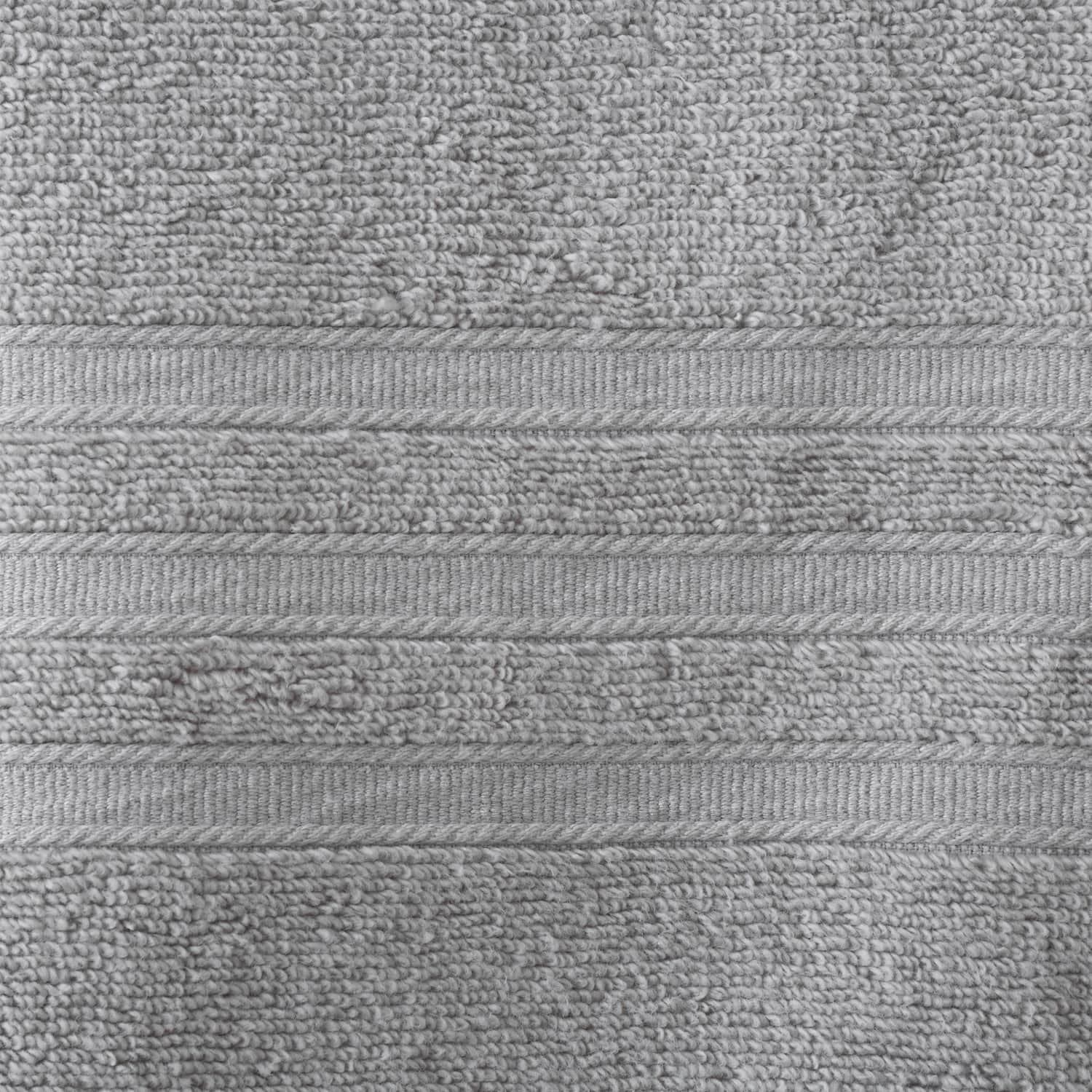 Catherine Lansfield Zero Twist Cotton 450gsm Bath Sheet Towel Bale Pair - Silver - Zero Twist Silver Towels