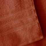 Catherine Lansfield Zero Twist Cotton 450gsm Bath Sheet Towel Bale Pair - Terracotta - Zero Twist Terracotta