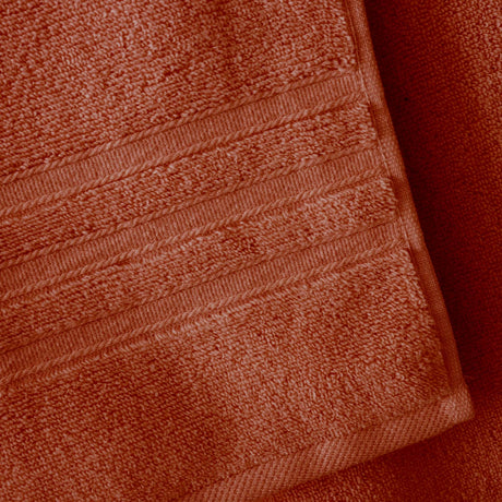 Catherine Lansfield Zero Twist 6 Piece Cotton Towel Bale Set 450gsm - Terracotta - Zero Twist Terracotta