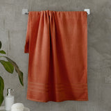 Catherine Lansfield Zero Twist 100% Cotton 450gsm Towels - Terracotta - Zero Twist Terracotta Towel