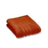 Catherine Lansfield Zero Twist Cotton 450gsm Bath Sheet Towel Bale Pair - Terracotta - Zero Twist Terracotta Towel
