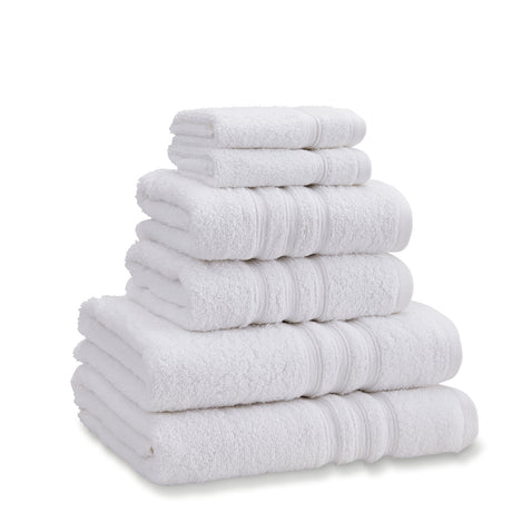 Catherine Lansfield Zero Twist Cotton 450gsm Bath Sheet Towel Bale Pair - White