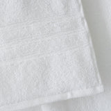 Catherine Lansfield Zero Twist Cotton 450gsm Bath Sheet Towel Bale Pair - White - Zero Twist White