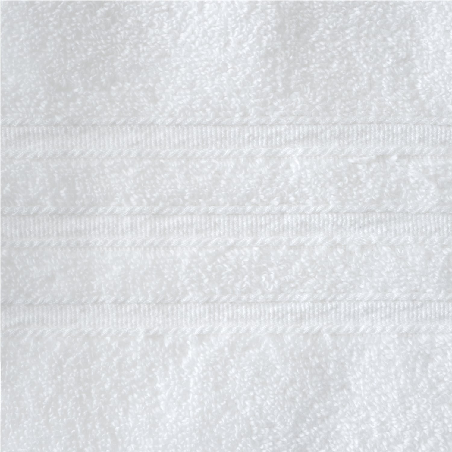 Catherine Lansfield Zero Twist 6 Piece Cotton Towel Bale Set 450gsm - White - Zero Twist White