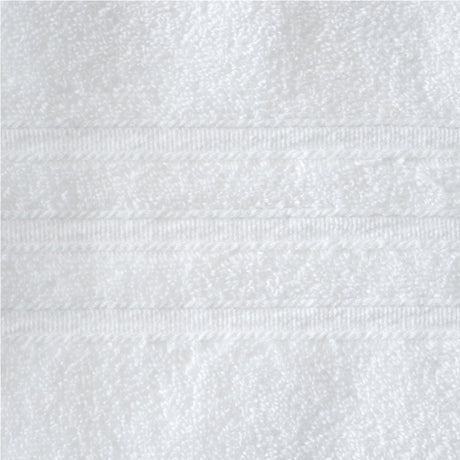 Catherine Lansfield Zero Twist Cotton 450gsm Bath Sheet Towel Bale Pair - White - Zero Twist White
