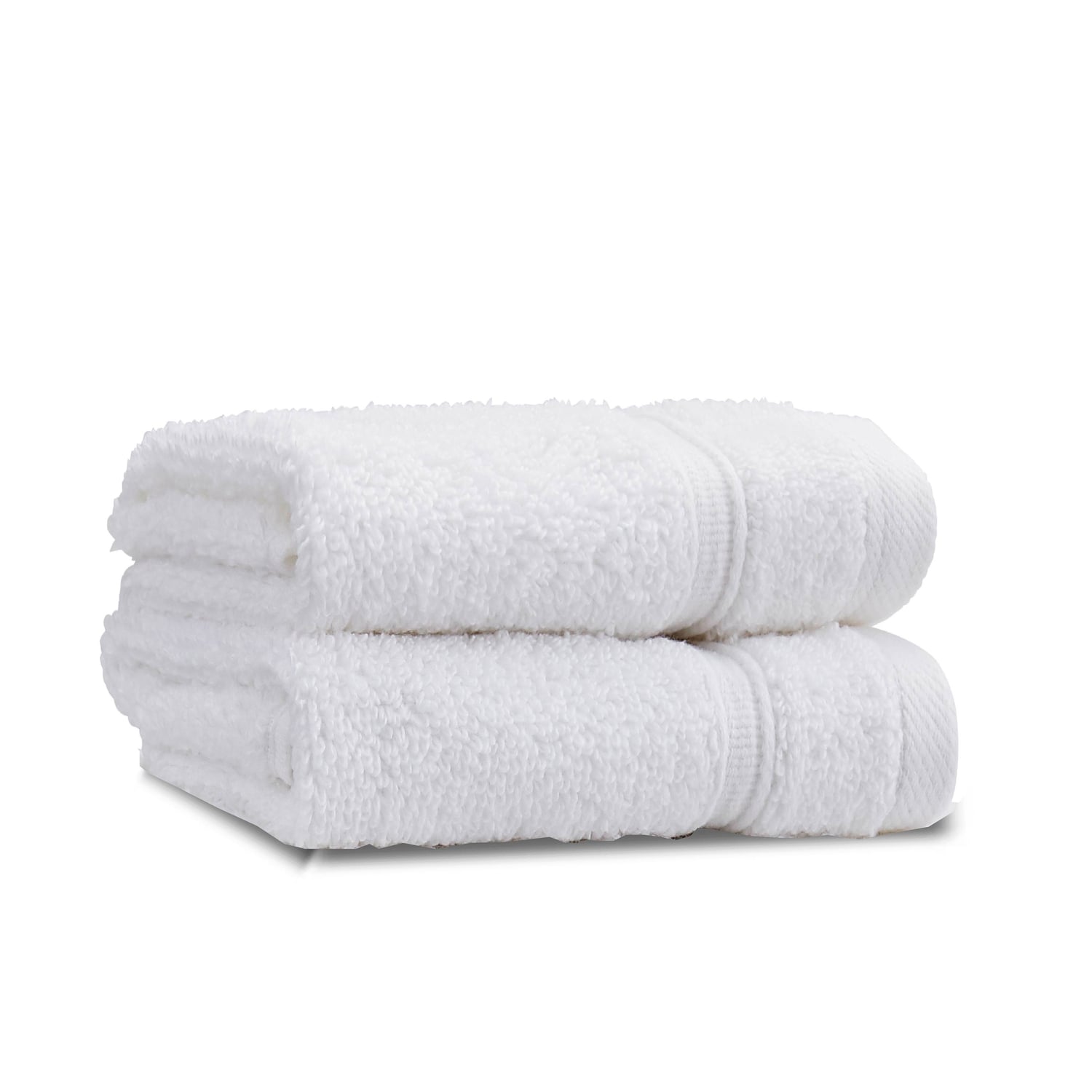 Catherine Lansfield Zero Twist 100% Cotton 450gsm Towels - White - Zero Twist White Face Cloth