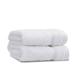 Catherine Lansfield Zero Twist 100% Cotton 450gsm Towels - White - Zero Twist White Face Cloth
