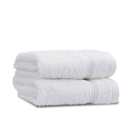 Catherine Lansfield Zero Twist 100% Cotton 450gsm Towels - White - Zero Twist White Face Cloth