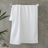 Catherine Lansfield Zero Twist 100% Cotton 450gsm Towels - White - Zero Twist White Towels