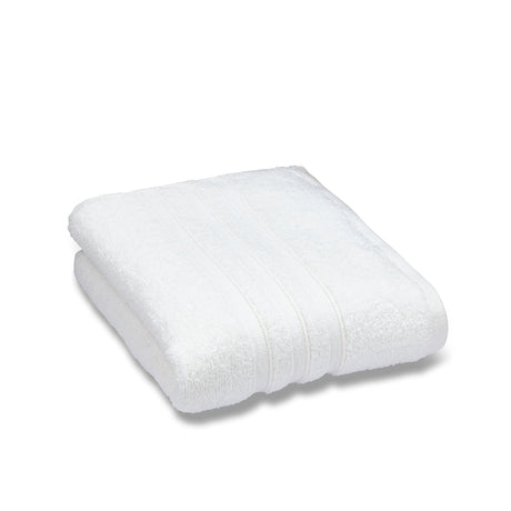 Catherine Lansfield Zero Twist Cotton 450gsm Bath Sheet Towel Bale Pair - White - Zero Twist White Towels