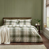 Catherine Lansfield Cosy Sherpa Check Duvet Cover Set - Brushed Troon Check Duvet Set (With Accessories)