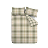 Catherine Lansfield Cosy Sherpa Check Duvet Cover Set - Brushed Troon Check Duvet Set