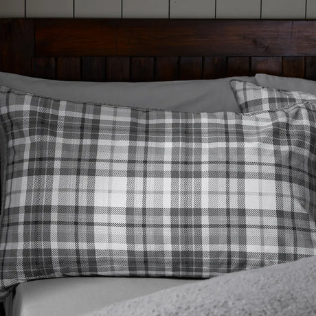 Cosy Sherpa Check Duvet Cover by Catherine Lansfield