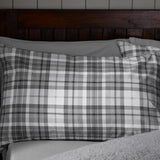 Catherine Lansfield Cosy Sherpa Check Duvet Cover Set - Cosy Sherpa Check Grey Duvet Set