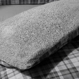 Catherine Lansfield Cosy Sherpa Check Duvet Cover Set - Cosy Sherpa Check Grey Duvet Set