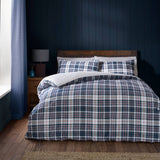 Catherine Lansfield Cosy Sherpa Check Duvet Cover Set