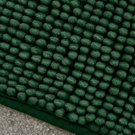 Catherine Lansfield Bobble Bath Mat 1200 GSM Cobalt Blue - Bobble Bath Mat Dark Green
