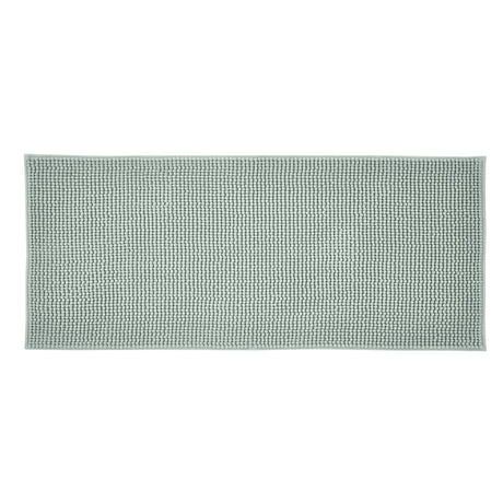 Catherine Lansfield Bobble Charcoal Grey Bath Runner 50x120cm - Bobble Bath Runner Sage Green