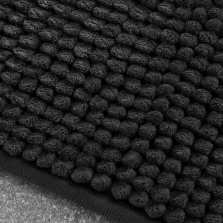 Catherine Lansfield Bobble Bath Mat 1200 GSM Cobalt Blue - Bobble Charcoal Bath Mat
