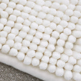 Catherine Lansfield Bobble Bath Mat 1200 GSM Cobalt Blue - Bobble Cream Bath Mat