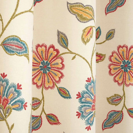 Shelley Floral Eyelet Curtains by Sundour