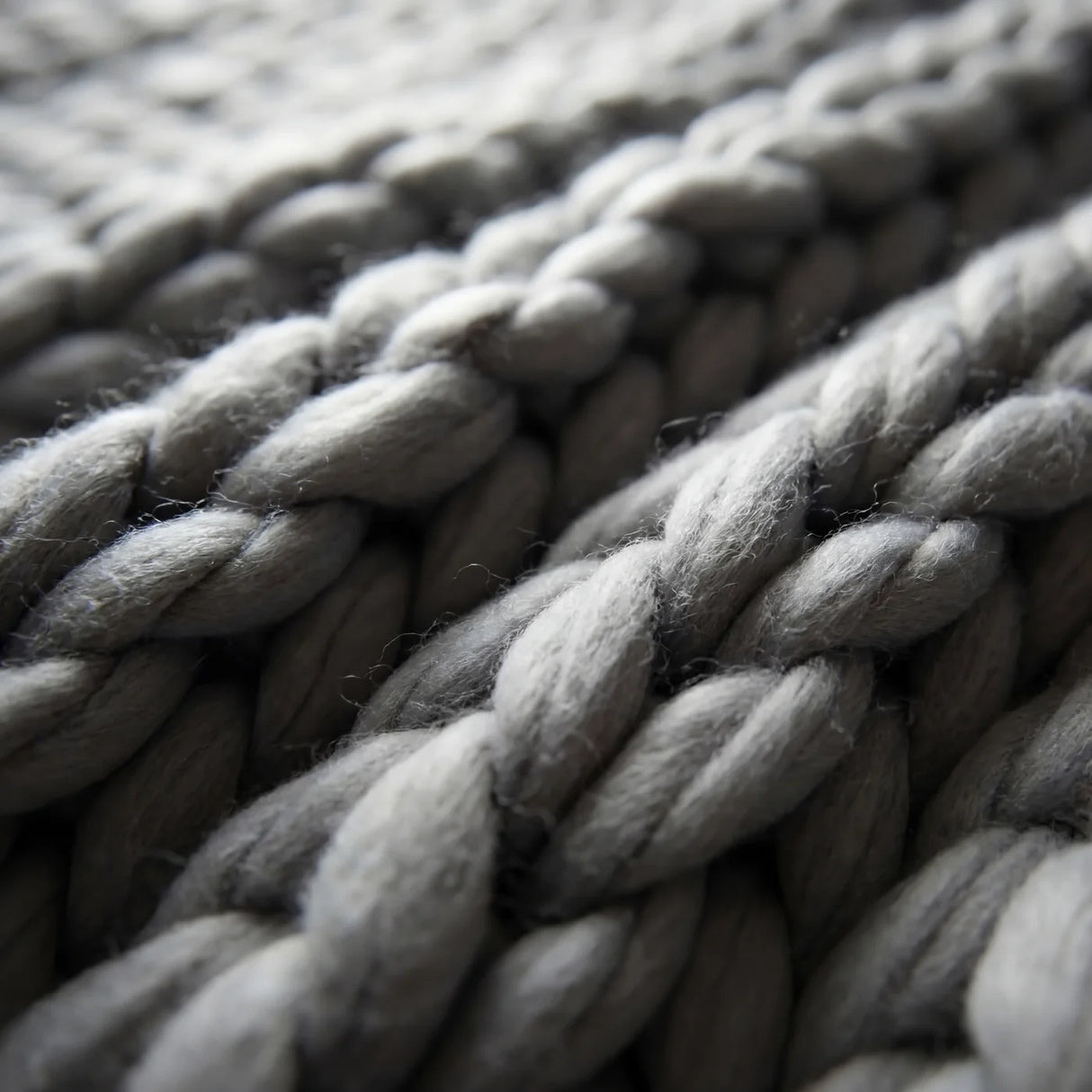 Cable Knit Throw Blanket 127cm x 152cm 4