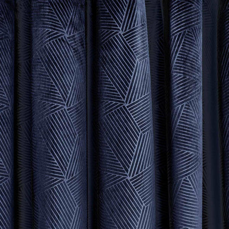 Thermal Embossed Velvet Blackout Eyelet Curtains by Emma Barclay
