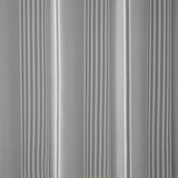 Catherine Lansfield Textured Stripe Shower Curtain - Texture Stripe Shower Curtain Silver