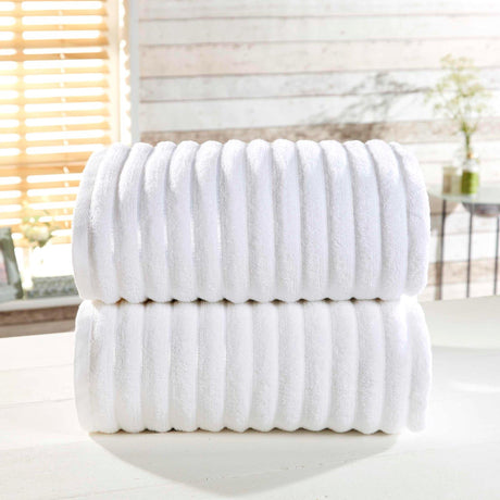 Ribbed 600gsm Towel Bale Set - 2 Piece and 6 Piece by Rapport Home