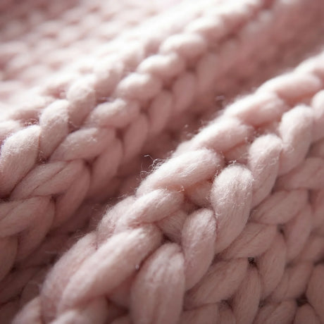 Cable Knit Throw Blanket 127cm x 152cm 1
