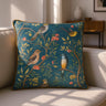Orient Chinoiserie Birds Cushion Cover 17" x 17" (43cm x 43cm) by Wylder