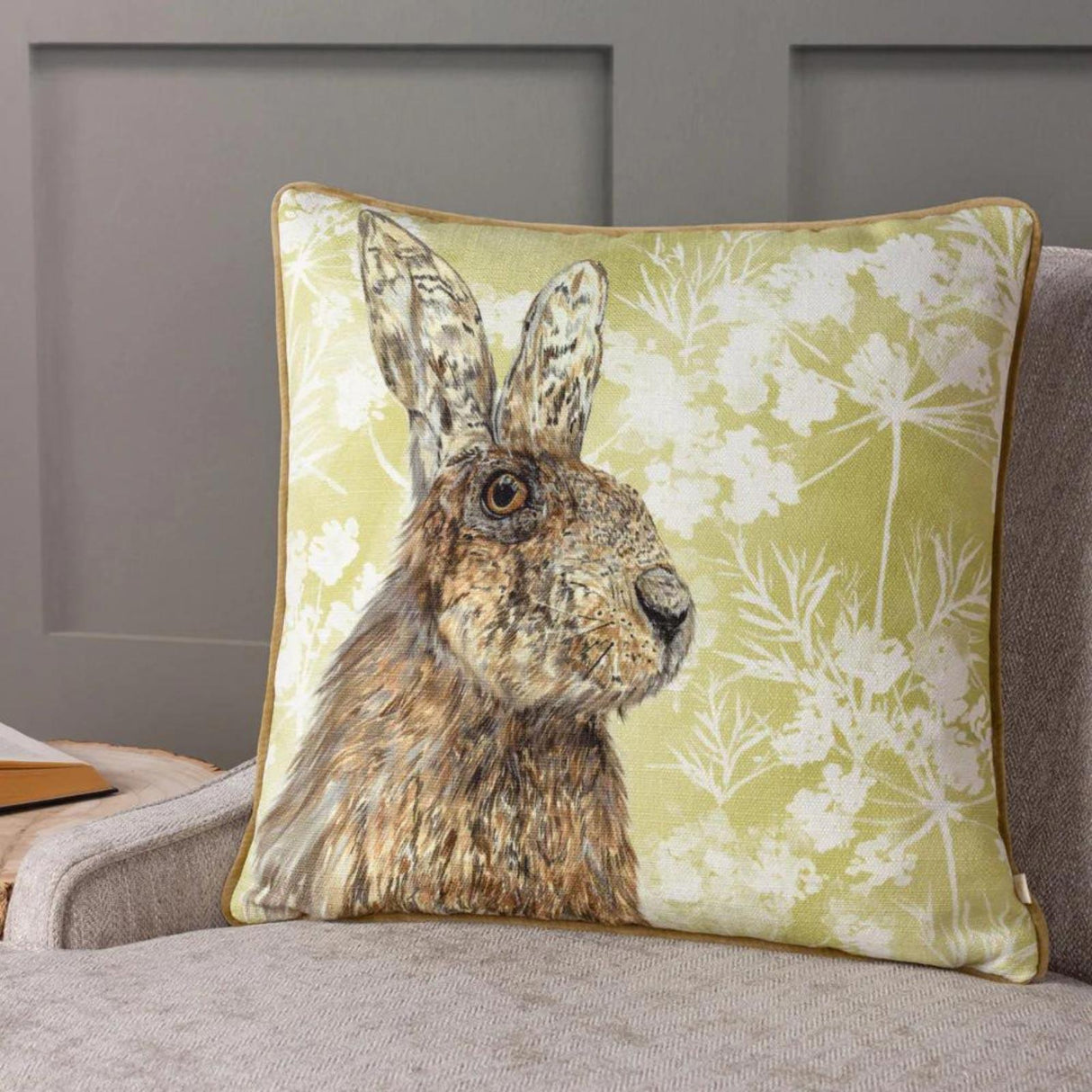 Manor Watercolour Cushion Cover 17" x 17" (43cm x 43cm) by Wylder