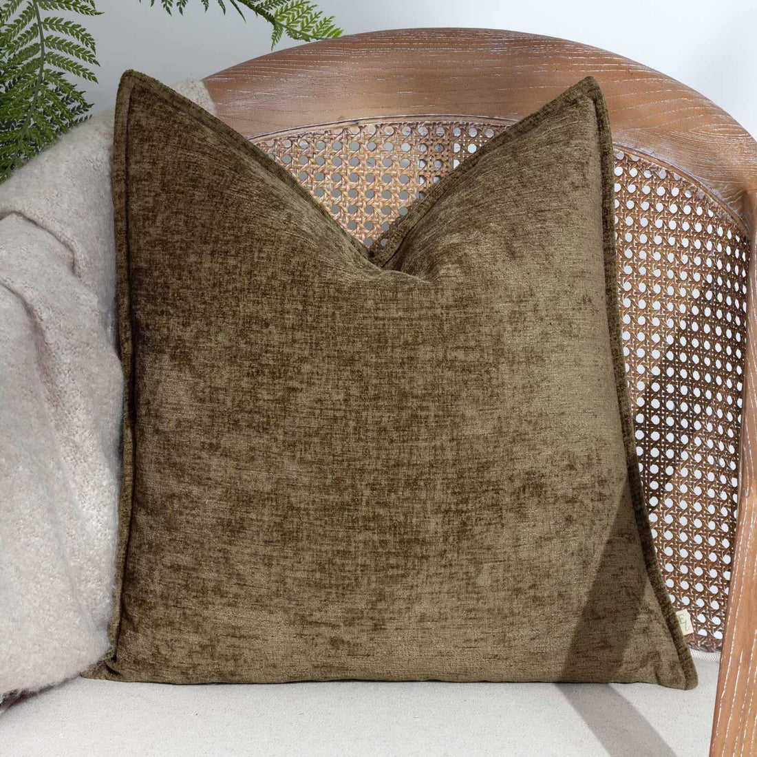 Buxton Super Soft Sage Cushion Cover 50cm x 50cm (50cmx50cm)