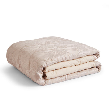 Catherine Lansfield Damask Jacquard Runner - Damask Jacquard Bedspread Champagne