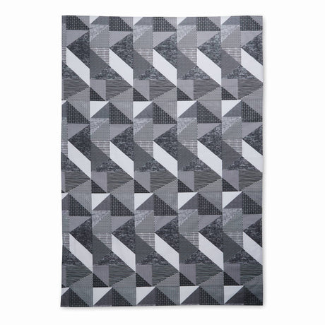 Catherine Lansfield Larsson Geo Geometric Grey Tablecloth - Larsson Geo Grey Table Cloth