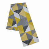 Catherine Lansfield Larsson Geo Geometric Shower Curtain - Larsson Geo Ochre Runner