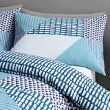 Catherine Lansfield Larsson Geo Geometric Shower Curtain - Larsson Geo Teal