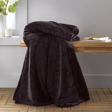 Catherine Lansfield Velvet Touch Cosy Blanket Throw 40