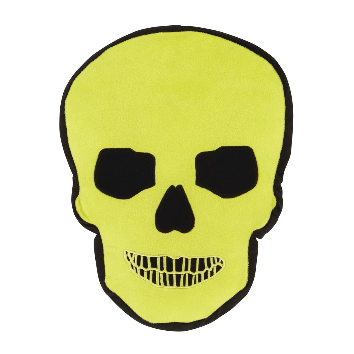 Catherine Lansfield Skulls 3D Green Halloween Kids Filled Cushion - Skulls Cushion