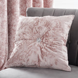 Catherine Lansfield Diamante Filled Cushion 45cm x 45cm - Blush