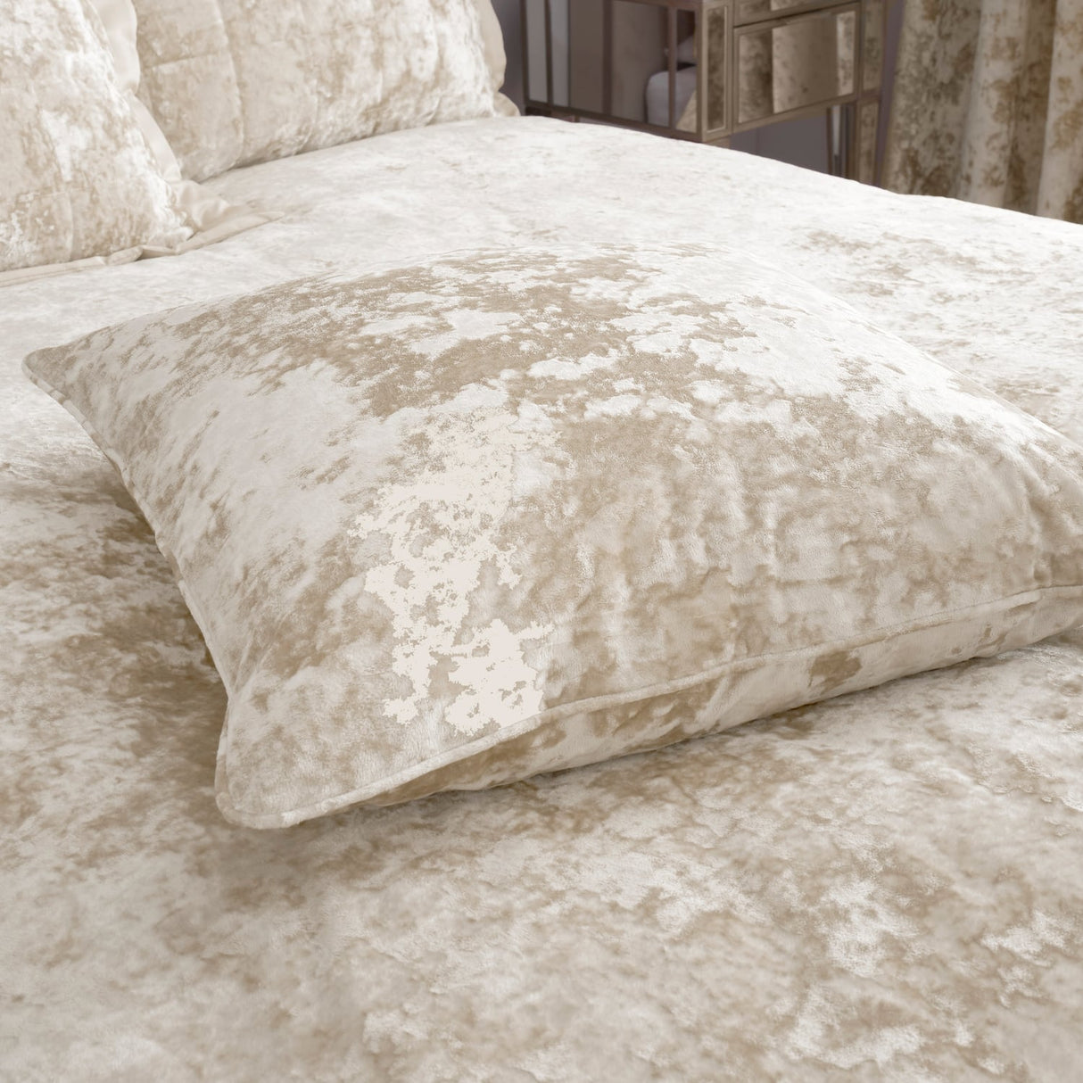 Catherine Lansfield Filled Cushion 55cm x 55cm - Natural